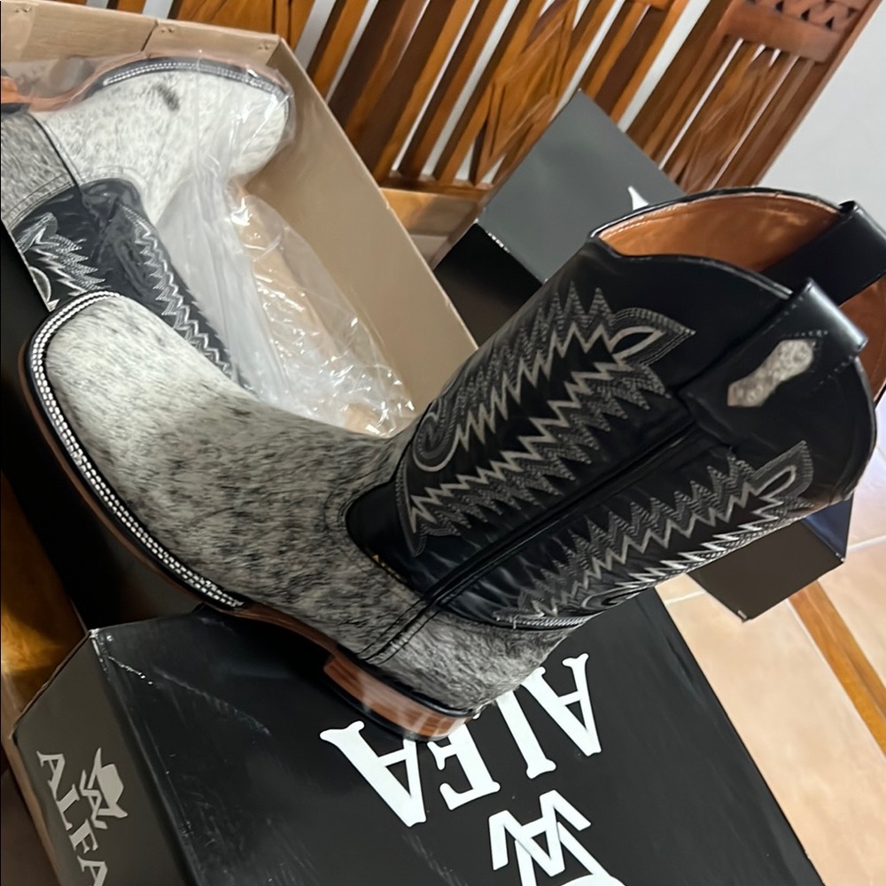 Men Western Cowboy Boots